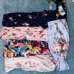 Cute floral cotton headbands